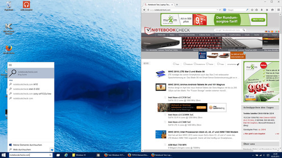 Bei Windows 10 für den Desktop und Tablets gute Ansätze, Microsoft sollte bei der Trennung zwischen Touch und klassicher Eingabe konsequenter sein.