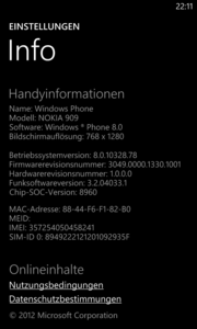 ...Windows Phone 8 auf den Lumia-Geräten zum Einsatz.