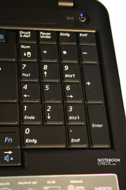 ...und Ziffernblock.