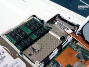 Dank Intel Montevina Plattform kann das Mythos A15 mit bis zu 8GB Arbeitsspeicher vom Typ DDR3 ausgestattet werden.
