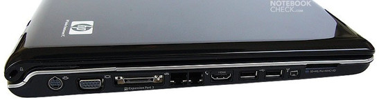 HP Pavilion dv9033cl Schnittstellen