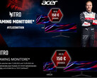 Deal: Acer Nitro Gaming-Monitore jetzt mit bis zu 150 Euro Cashback.