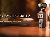 Die DJI Osmo Pocket 3 wird in Sachen Specs und Features deutlich mehr bieten als die DJI Pocket 2 zuvor, wie offizielles DJI Marketing-Material zeigt. (Bild via @quadro-news)