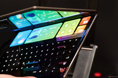 LGs Foldable OLED (Foto: Andreas Sebayang/Notebookcheck.com)