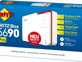 Die FritzBox 5690 Pro ist ein starker WLAN-Router mit WiFi 7 auf allen drei Frequenzen