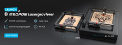Die neuen Lasergravierer Mecpow X3 und Mecpow X3 Pro starten bei Geekmaxi zum Vorteilspreis. (Bild: Geekmaxi)
