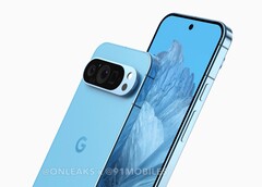 Das Google Pixel 9 sieht dem Pixel 9 Pro zum Verwechseln ähnlich. (Bild: @OnLeaks / 91mobiles)