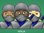 Der Ninja in unterschiedlichen Hautfarben ist nur eine von vielen neuen Emoji-Optionen, die im Jahr 2020 folgen werden. (Bild: Emojipedia)