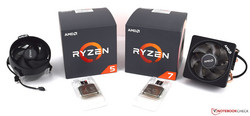 Die neuen AMD-Desktop-CPUs: Ryzen 5 2600X und Ryzen 7 2700X