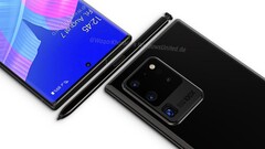 Vorerst noch ein Konzept: Die ersten Ideen zum Design des Galaxy Note20, hier das Ultra-Modell.