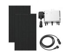 Balkonkraftwerk zum günstigen Preis mit älteren Solarmodulen (Bild: Longi, Deye, DealClub)