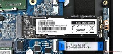 Die mitgelieferte Gigabyte 512-GB-NVMe-SSD leidet unter starker Drosselung