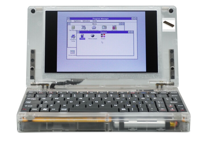 Der Pocket8086 kan auch mit Windows 3.0 genutzt werden (Bildquelle: 8086YES!)