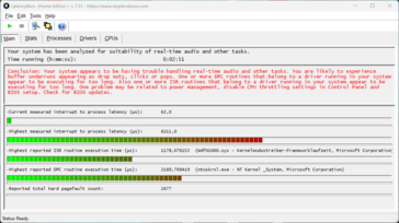 LatencyMon - Übersicht