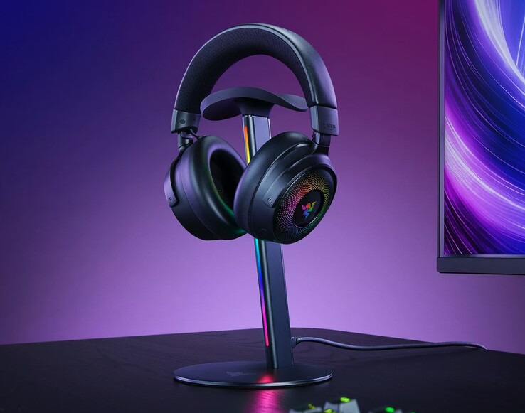 Die Razer Base Station V3 Chroma soll Gaming-Kopfhörer und Headsets sicher aufbewahren
