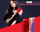 Samsung Galaxy Note20 auch in Blau, Pink und Rot.
