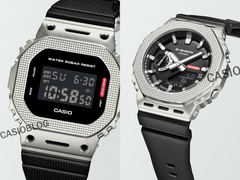 Von links nach rechts: Casio G-Shock GM-5600M-1 und GM-2100M-1A. (Bildquelle: Casioblog)