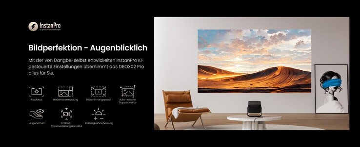 Die Bildausrichtung findet automatisch statt (Bildquelle: Dangbei)