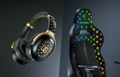 Razer bietet streng limitierte Luxus-Versionen seines Barracuda-Headsets und Enki Pro Gaming-Stuhls an. (Bild: Razer)