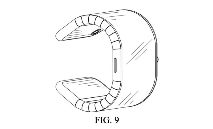 Eine der Patentzeichnungen von TCL. (Bild: CNET)