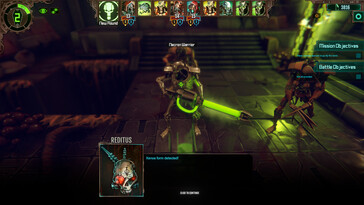 Im Bild: Ein Gameplay-Screenshot aus Warhammer 40,000: Mechanicus.