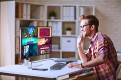 Der neueste Office-Monitor von Dell soll durch ein VA-Panel ein Kontrastverhältnis von 3.000:1 erzielen. (Bildquelle: Dell)