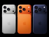 Das iPhone 17 Pro wird in drei Farben angeboten, inklusive Orange und Blau. (Bildquelle: Apple)