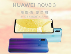 Huawei Nova 3 kommt auch als Twilight Modell.
