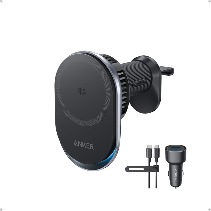 Der Anker Prime Wireless Car Charger. (MagGo, AirCool, Pad). (Bildquelle: Anker)