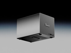 Die neue ME Pro-Konfiguration ist mit dem Pentium Silver J5005 ausgestattet. Abbildung: Eine Visualisierung des Designs des NAS.