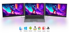 Zwei Laptop-Displayerweiterungen von Blackview gibt es aktuell mit großem Rabatt.