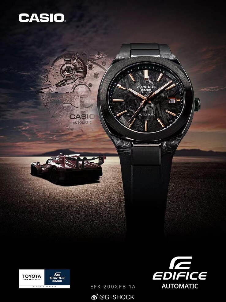 Die neue Casio Edifice x Toyota Racing EFK-200XPB-1A Uhr