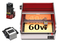 Der Creality Falcon2 Pro bietet bis zu 60 W Laserleistung.