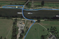 GPS-Test Garmin Edge 500 Kanalquerung
