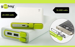 Wentronic: Goobay Powerbanks mit bis zu 20.000 mAh