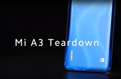 Das Xiaomi Mi A3 wird von offizieller Seite aus zerlegt - das 720p-Display mit keinem Wort erwähnt.