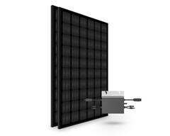 Balkonkraftwerk mit Eurener-Solarmodulen zur Erzeugung von Solarstrom (Bild: Eurener, Hoymiles)