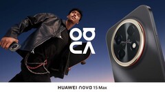 Das Huawei Nova 15 Max kommt auch in Schwarz