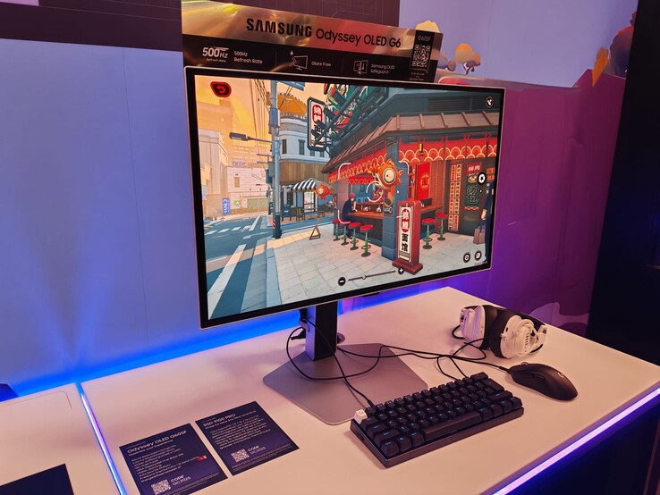 G60SF: Kompakterer QD-OLED mit 500 Hz (Bildquelle: Notebookcheck)