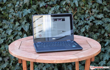 Auch im Schatten stören die starken Spiegelungen.