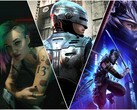Cyberpunk 2077, RoboCop: Rogue City, Ninja Gaiden 4 (links nach rechts)