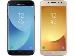 Das Galaxy J5 (2017), hier in Schwarz und Gold, wird bald unter 300 Euro zu haben sein.