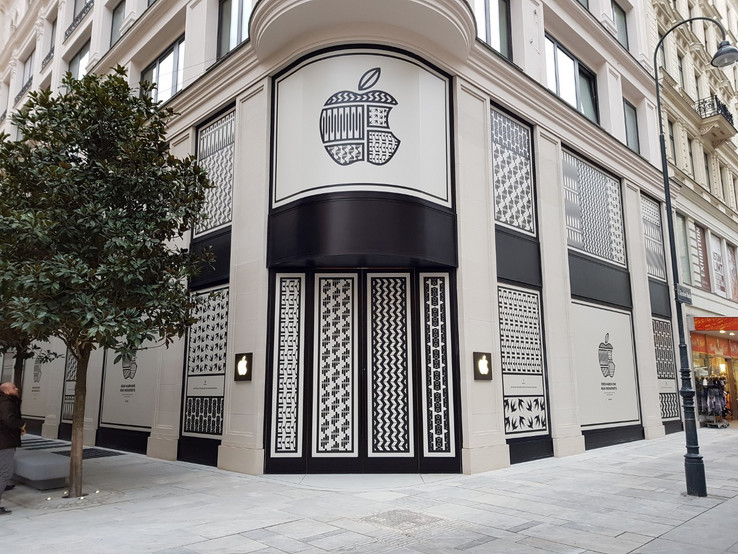 Auf der Wiener Kärntner Straße eröffnet am 24. Februar der erste Apple Store Österreichs (Bild: Webstandard)