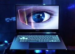 Das MSI Cyborg 15 setzt auf ein teilweise transparentes Gehäuse für einen futuristischen Look. (Bild: MSI)