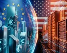 EU und USA im Zollstreit (Symbolbild Nano Banana Pro)