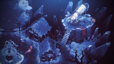 Im Bild: Eine Umgebung in Eldest Souls.