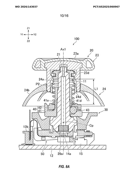 Das Sony-Patent zeigt den Aufbau des Analogsticks und seines Gehäuses