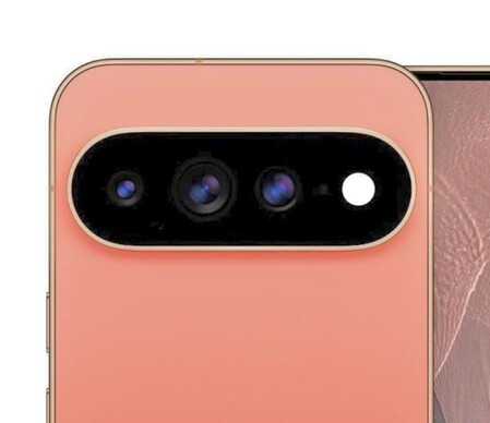 Geleaktes Renderbild des Pixel 11 Pro zeigt eine runde Aussparung für die Telekamera (Bild zur besseren Sichtbarkeit bearbeitet)