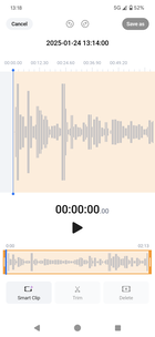 Audio lässt sich bearbeiten