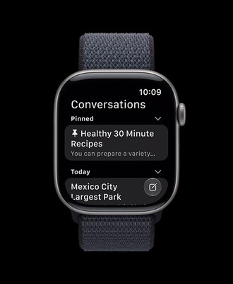 Die Siri-App erinnert stark an ChatGPT.
